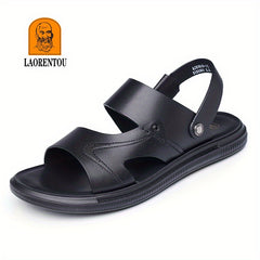 LAORENTOU Men's Non Slip Sandals Wear resistant Comfy Beach Shoes
