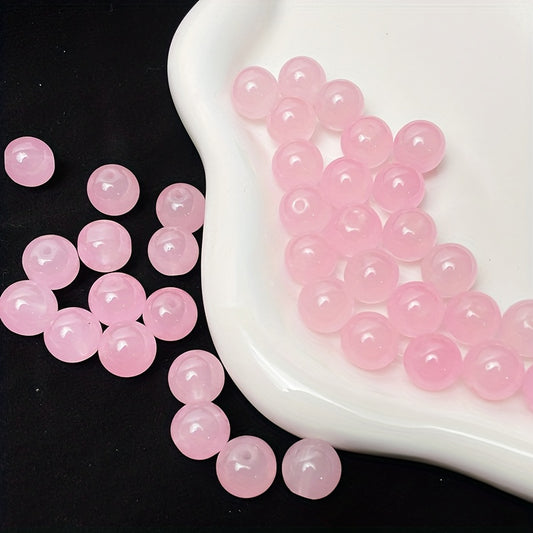 8mm Glass Beads Multicolor DIY Bracelet Necklace Jewelry Accessories