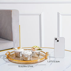 Plastic Dessert Tray Reusable Snack Tray Bread Tray For Party Festivals