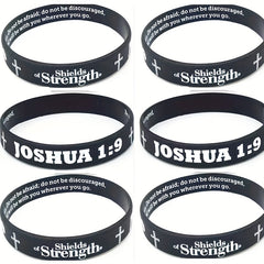 Bible Pattern Silicone Bracelet Rubber Wristband