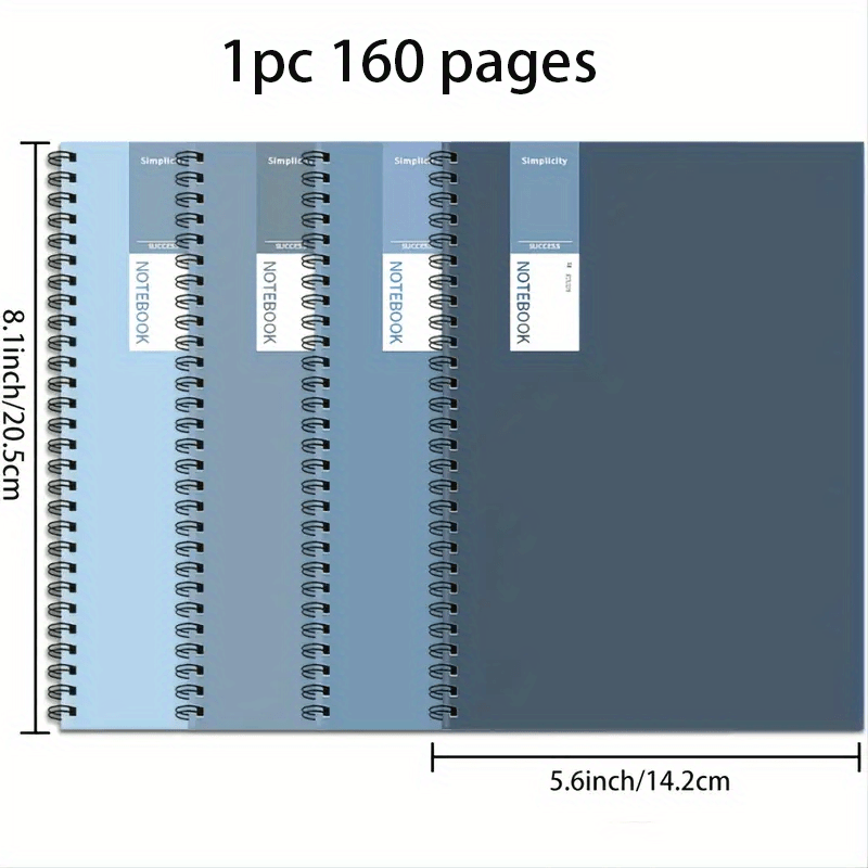 4pcs A5 Softcover Notebook for Students