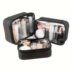 Clear Waterproof PVC Toiletry Travel Bag Large Capacity Organizer