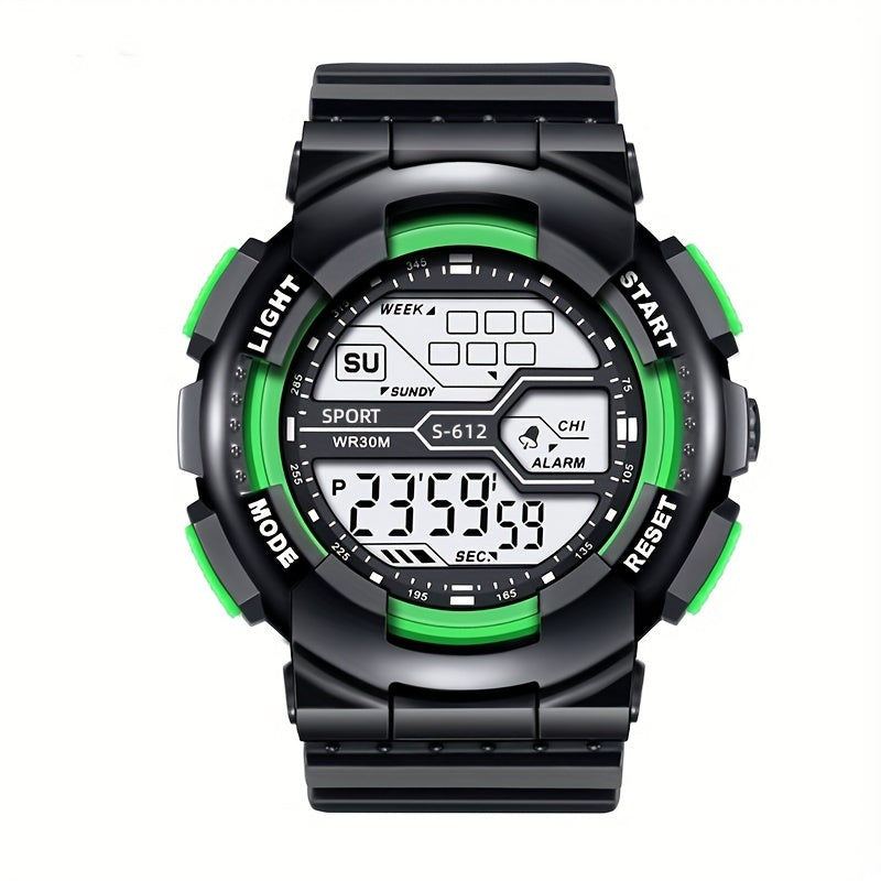 Waterproof Digital Watch for Boys with Luminous Display