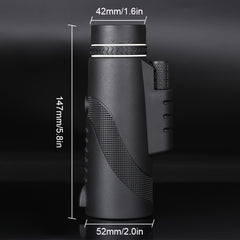 8x42 Monocular Telescope for Wildlife Exploration and Bird Watching