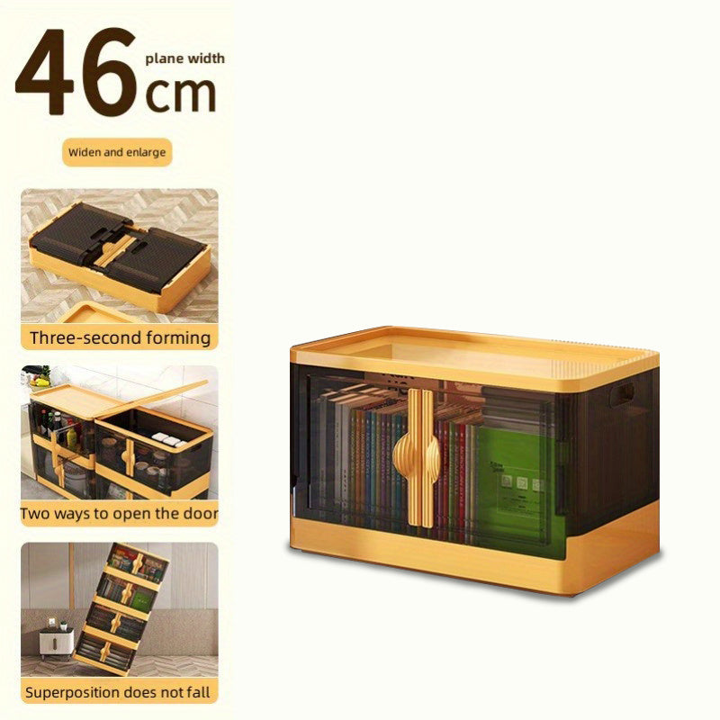 Foldable Storage Box Stackable Plastic Clothing Storage Container