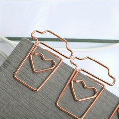 10pcs Special Metal Paper Clip for Office School