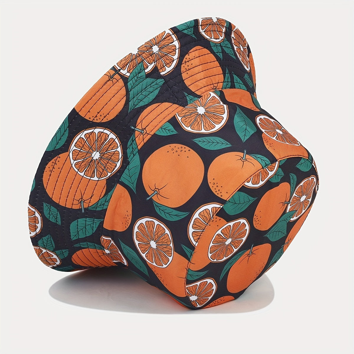 Orange Fruit Double Sided Reversible Bucket Hat