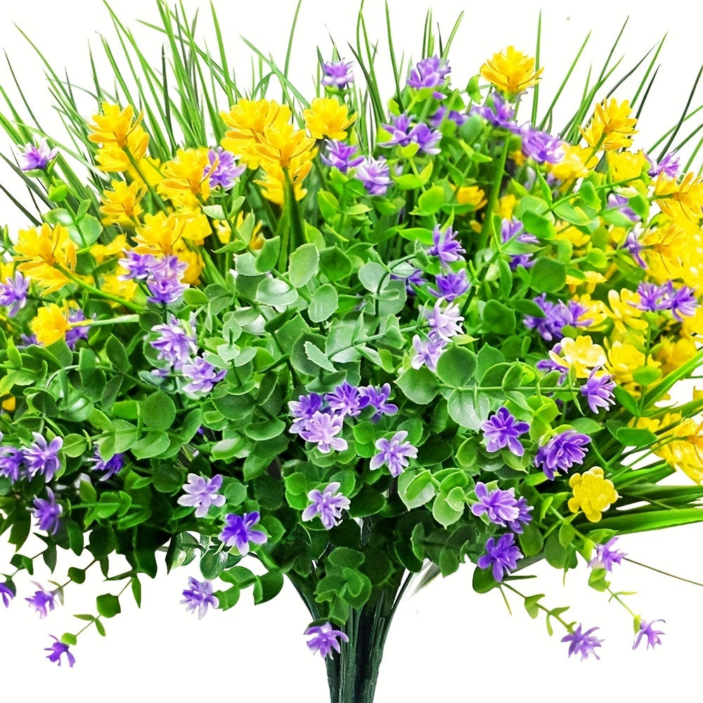 Artificial Flowers UV Resistant Plastic Flowers Home Decor
