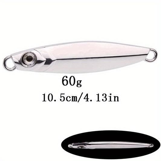 Metal Jigs Hard Bait Fishing Lures for Saltwater 60g 80g 100g