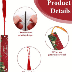 30 Sublimated Blank Bookmarks Double sided Heat Transfer Printed DIY Bookmarks