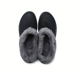 Women's Plush Lined Slip On Clogs Winter Indoor Shoes