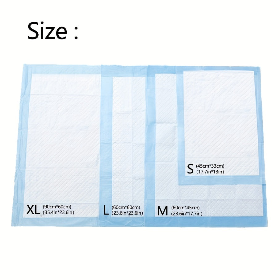 100pcs Dog Potty Training Mats Absorbent Leak Proof Dog Pee Pads