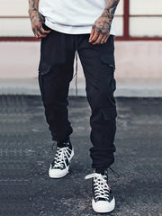 Men's Relaxed Cargo Pants With Pockets