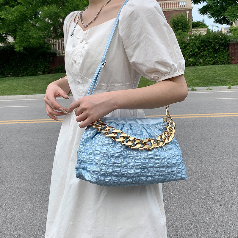 Fashionable Chain Decor Shoulder Bag Crossbody Bag