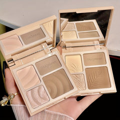 Highlighting Powder Blush Contour Palette Glitter Facial Makeup Powder