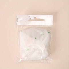 Waterproof Daisy Print Shower Cap 2-Layer Reusable Soft Bath Cap