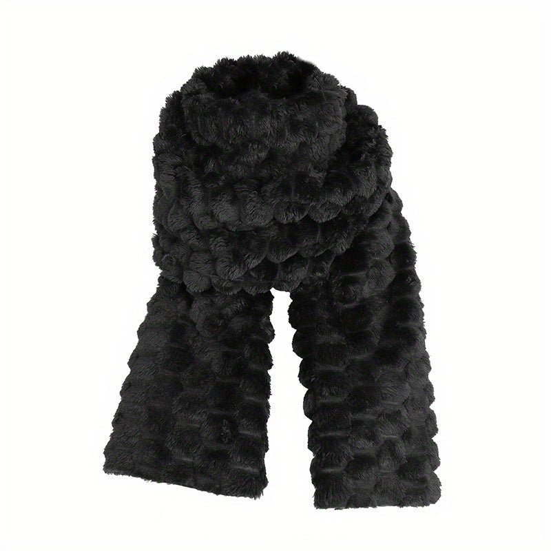 Men's Winter Thick Warm Striped Neck Scarf
