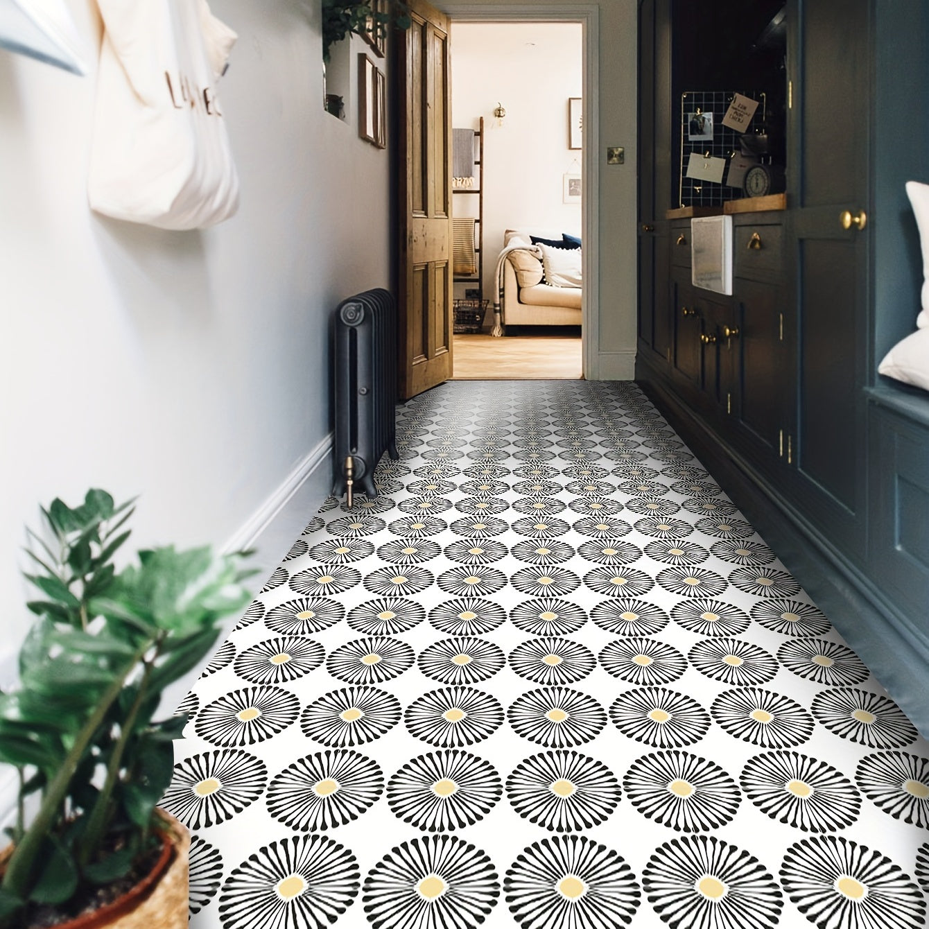 Moroccan Mosaic Look Self Adhesive PVC Tile