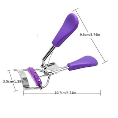 Stainless Steel Eyelash Curler With Built In Comb Pinch