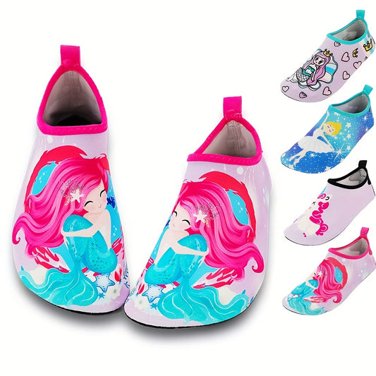 Girls' Stylish & Durable Water Shoes for Summer Swimming