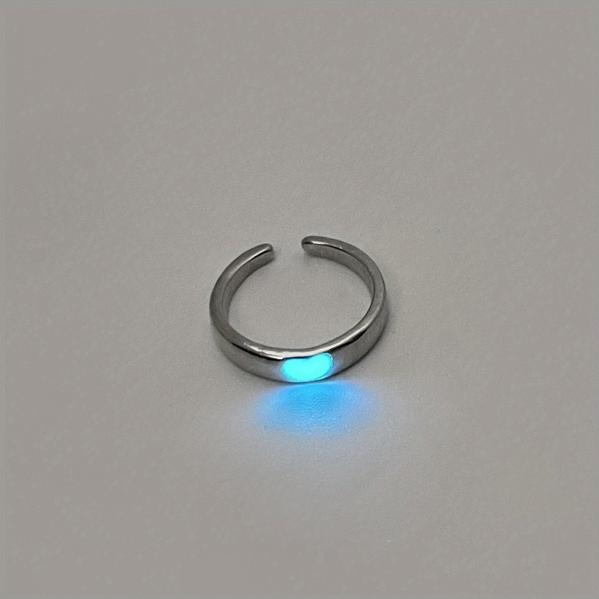 Luminous Ring Live Mouth Adjustable Unisex Ring