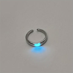 Luminous Ring Live Mouth Adjustable Unisex Ring