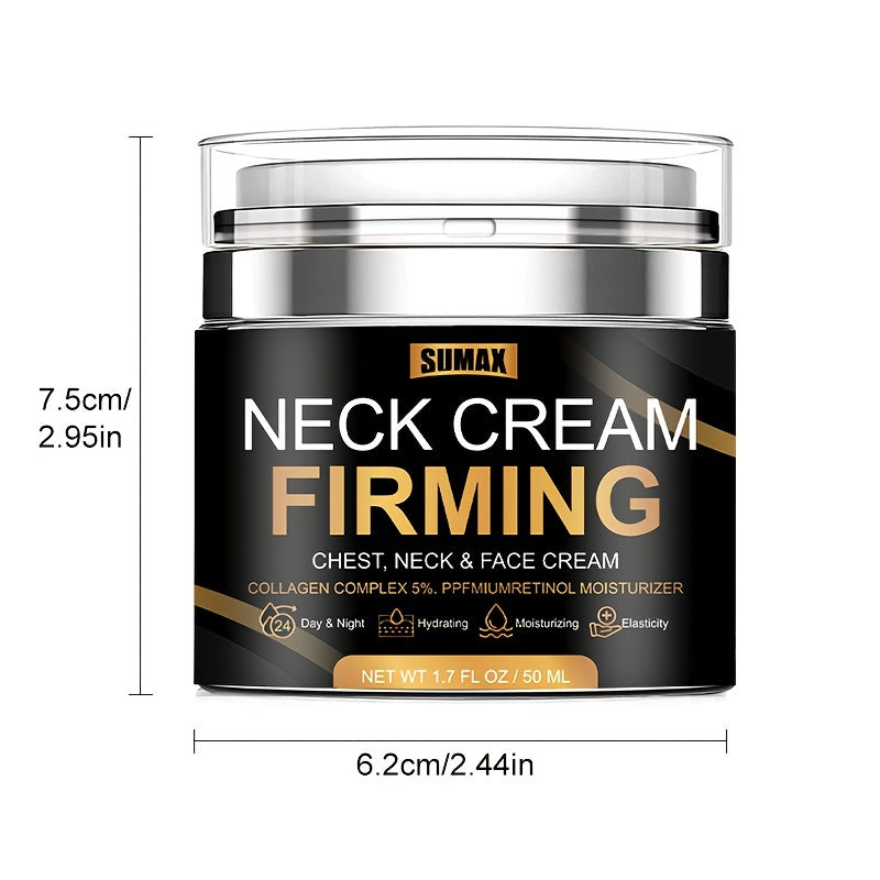 Neck Firming Cream for Saggy Neck Collagen & Retinol Skin Tightening