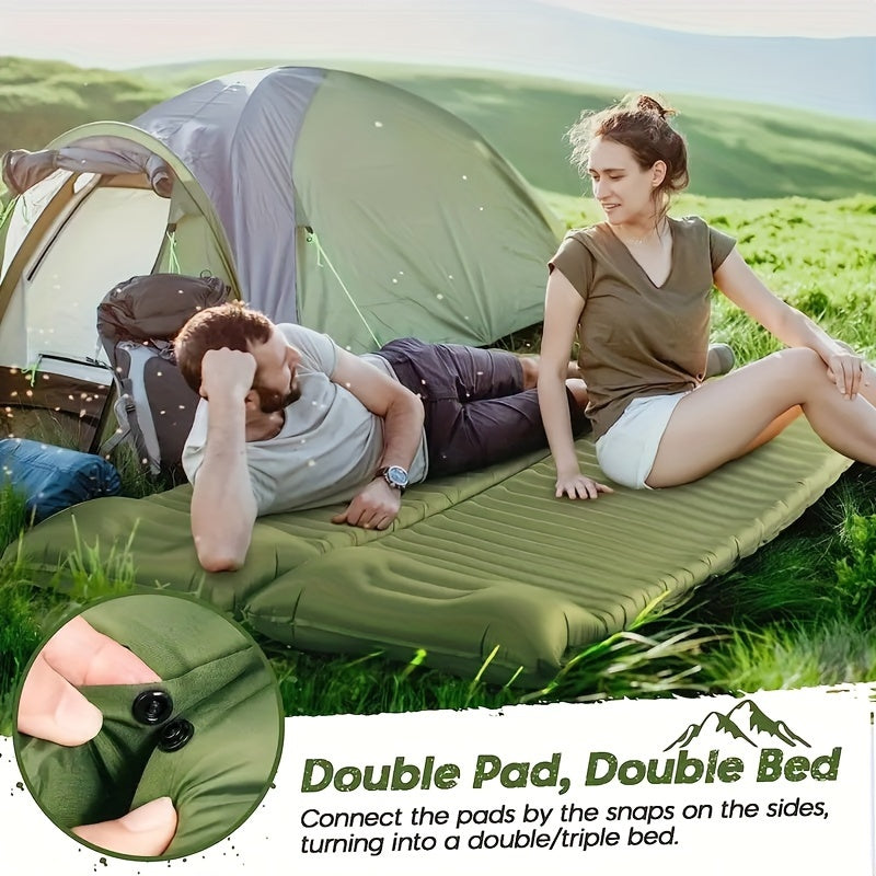 Ultralight Camping Sleeping Mat with Built-in Inflator