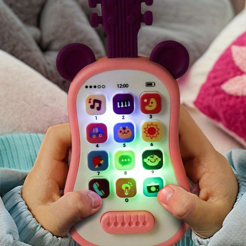 Baby Guitar Phone Toy with Lights & Sound Effects