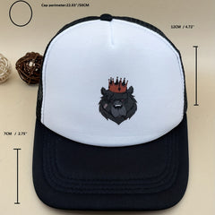 Wolf King Hot Stamp Cap Summer Outdoor Fishing Baseball Hat