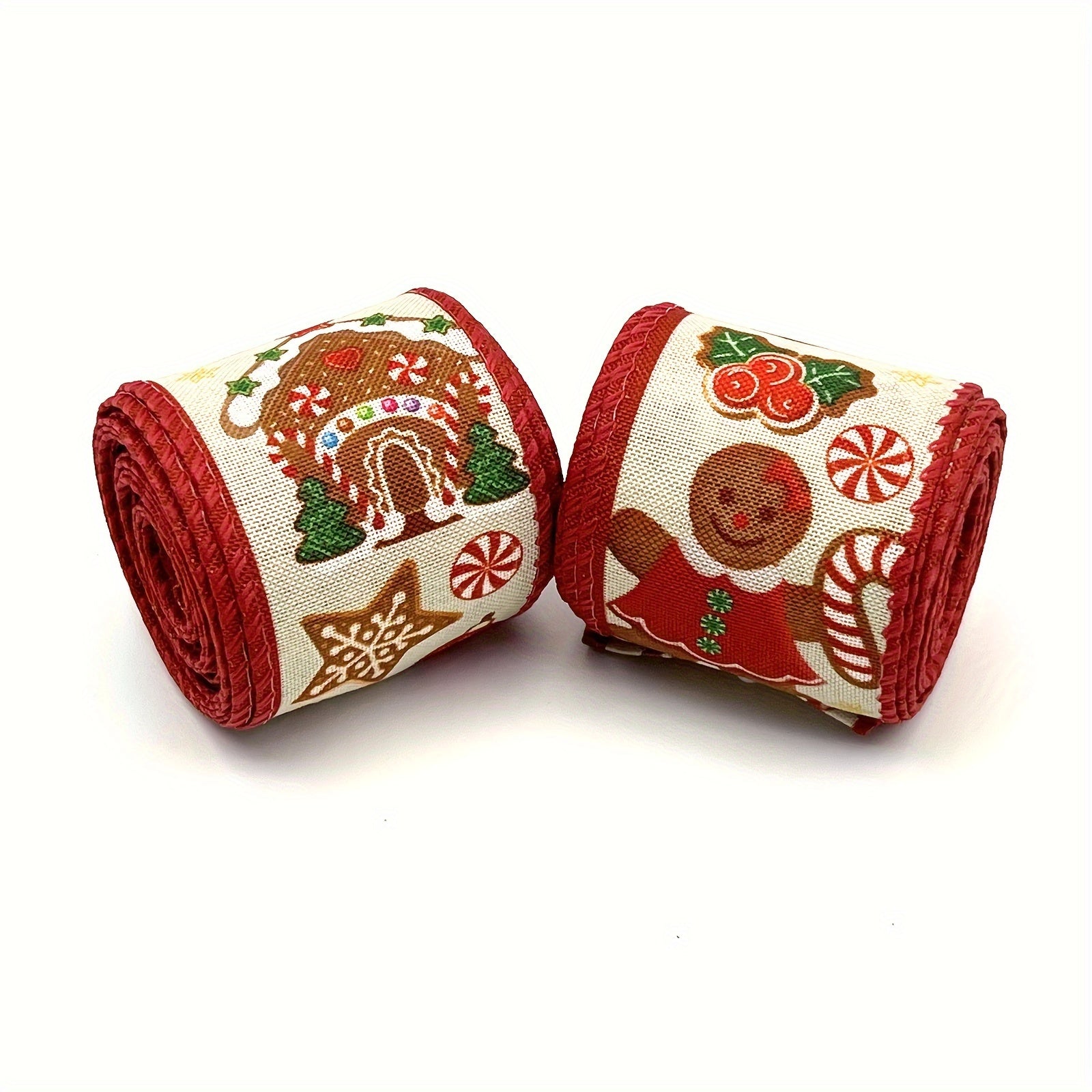 Christmas Ribbon Gingerbread Holiday Decor DIY