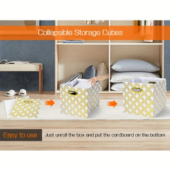 2pack Non woven Fabric Foldable Storage Box Room Decor Home Decor