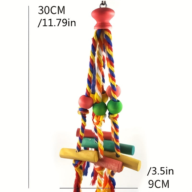 Bird Chew Toy Funny Cotton Rope Parrot Toy Bite Resistant
