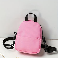 Kids Crossbody Bag Adjustable Strap Boys Girls Solid Versatile Bag