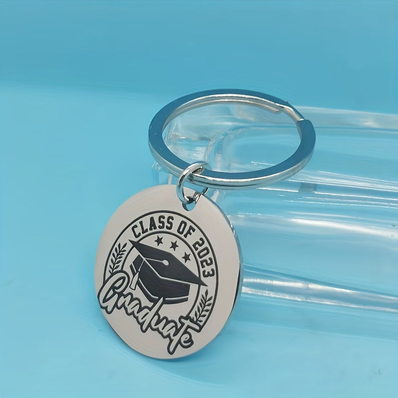 Funny Graduation Keychain for Her Him Class of 2022 High School College Grad