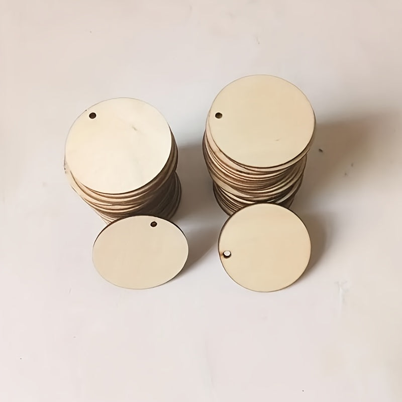 10pcs Wooden Hoops for DIY Crafts Birthdays Christmas