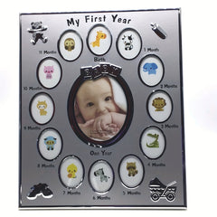 Baby's First Year Picture Frame Newborn Baby Growth Photo Frame