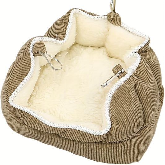 Bird Soft Nest Hanging Hammock Bed Toy For Parrot Parakeet Cockatiel