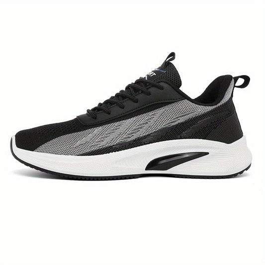 Men's Lightweight Woven Knit Sport Shoes for Running