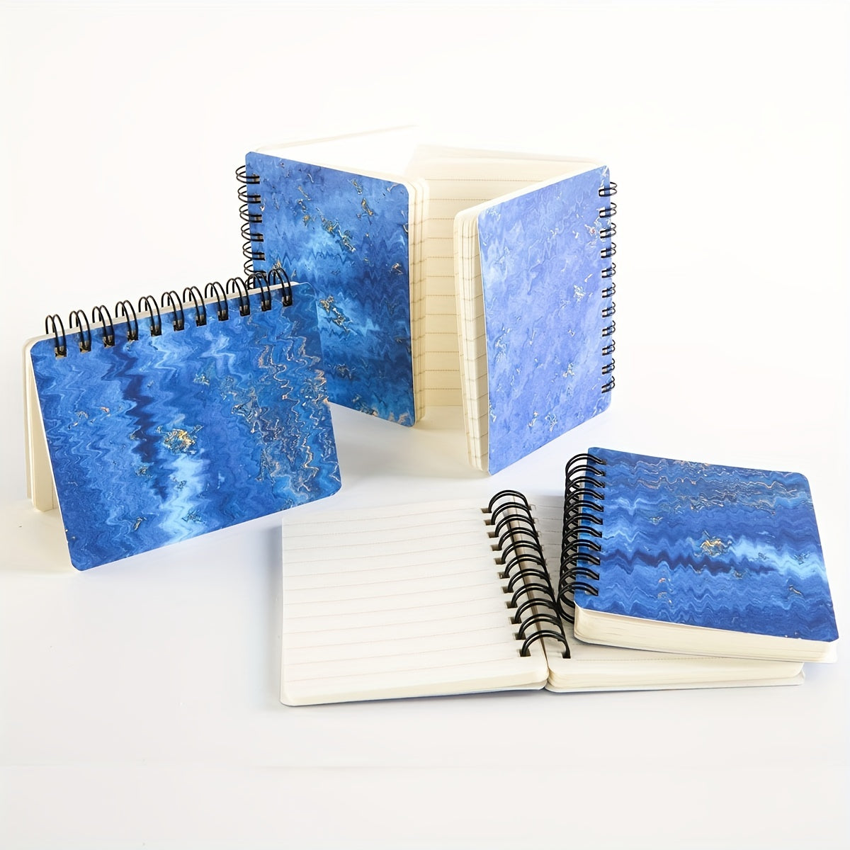 Small Line Circle Notepad Top & Side Flip Two Styles