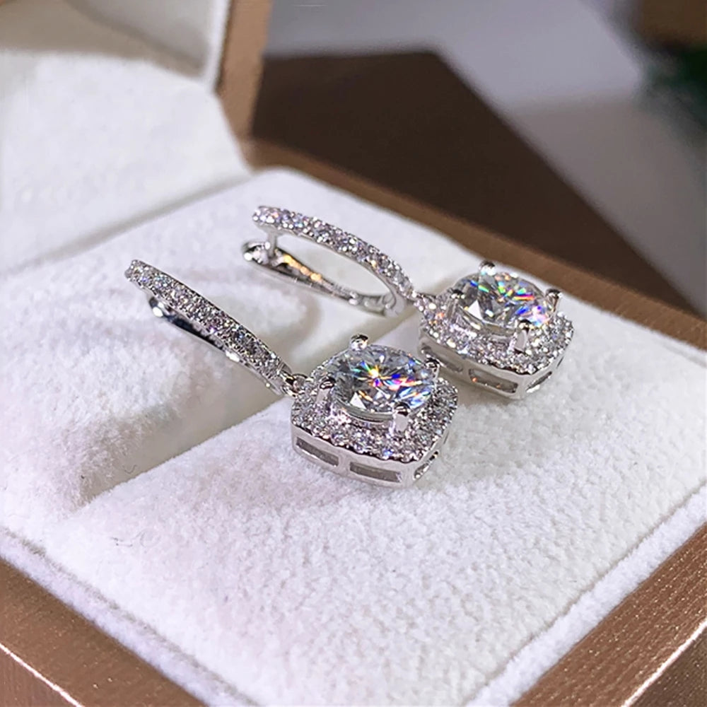 Silver Drop Earrings for Women