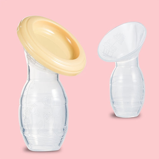 Silicone Breast Pump With Scale Visible Volume Manual Breast Pump