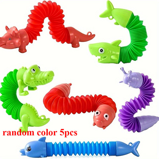 Mini Pop Tubes Sensory Toys Keychain - Animal Design