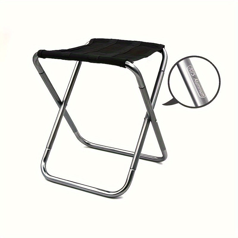 7075 Aluminum Alloy Folding Stool for Outdoor Camping