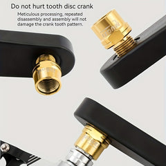 2pcs Bike Pedal Extension Lock Crank Extender Accessories