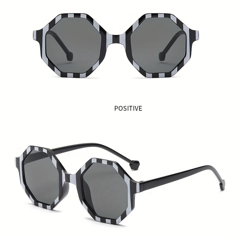 Kids Striped Sunglasses UV400 Protection