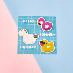 Cartoon Shape Message Stickers - 60 Pieces