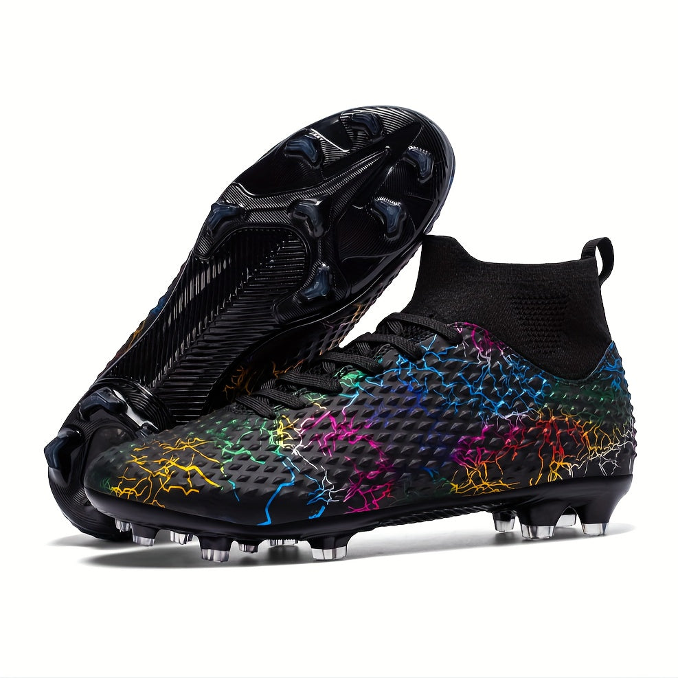 Men's AG Anti Skid Spiked Soccer Shoes for Outdoor & Indoor Games