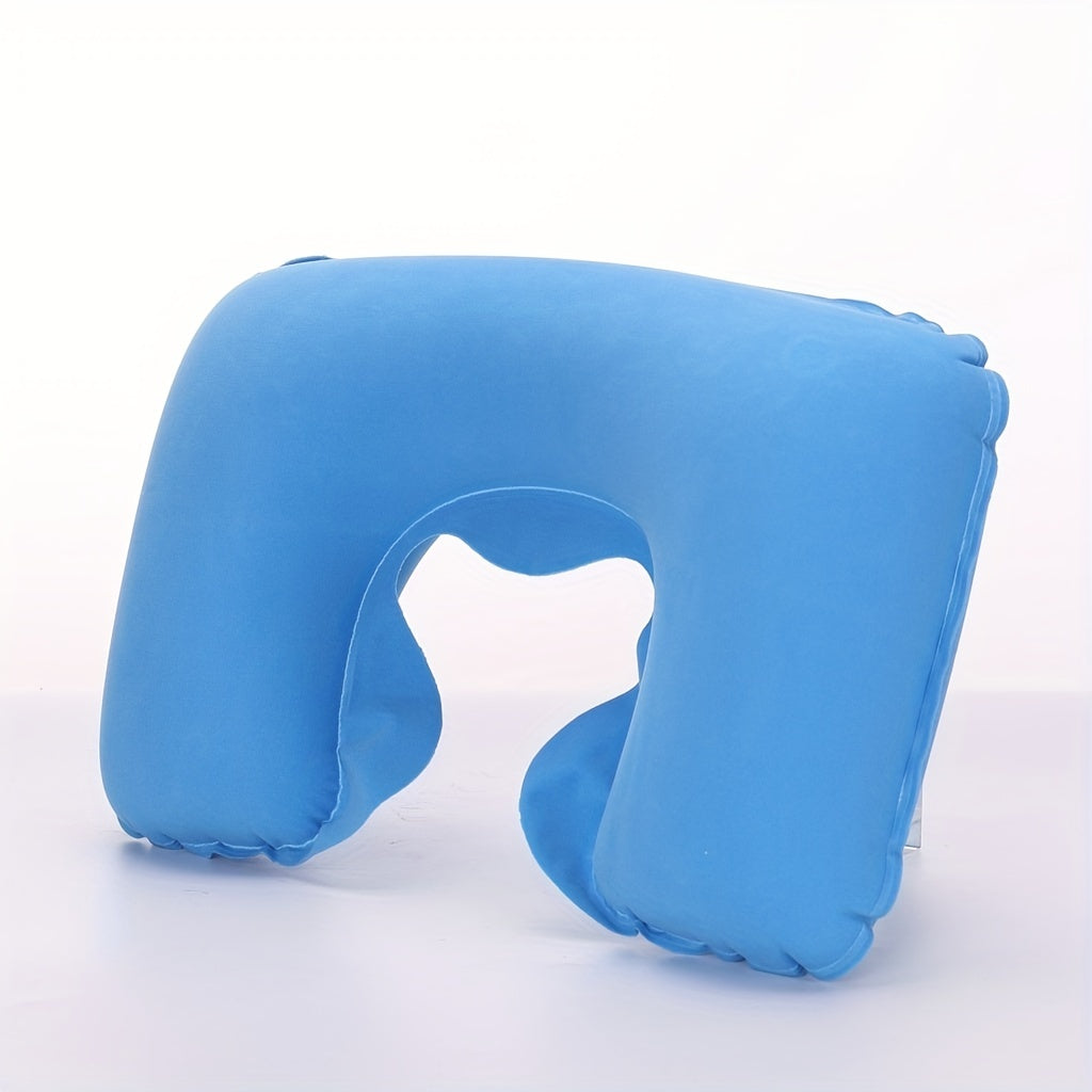 Car Inflatable Pillow U Shape Neck Pillow For Sleep Office Nap Head Rest