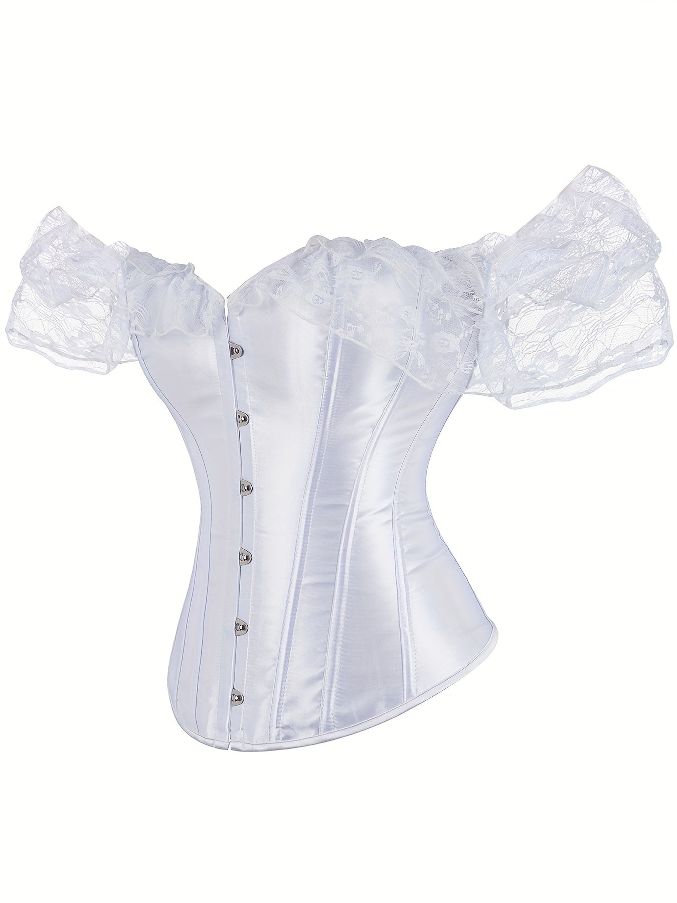 Lace Corset Bustier Tummy Control Body Shaper Women's Lingerie